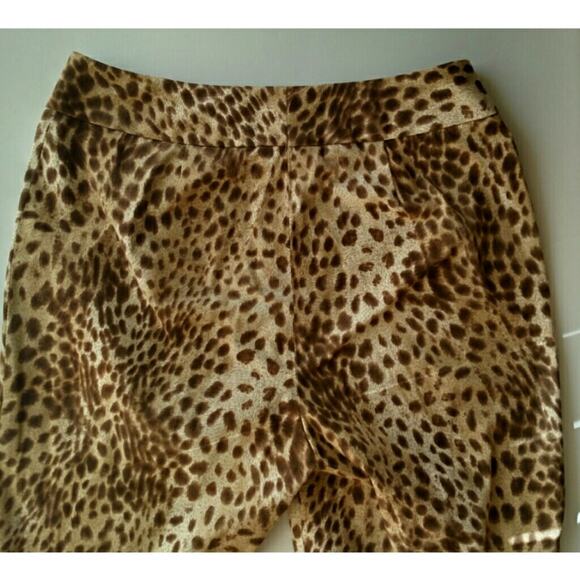 Classiques Entier Cheetah Pants - Size 4 - EUC - Picture 4 of 7